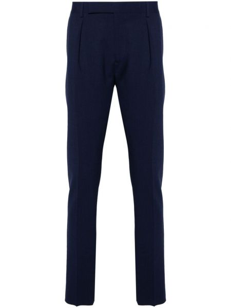 Pantalon de costume plissé Paul Smith bleu