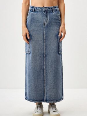 Синяя джинсовая юбка Sela