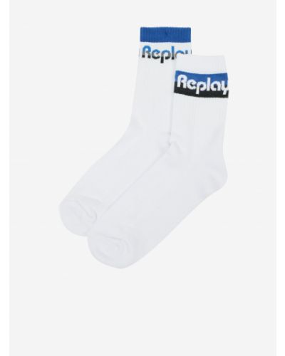 Ponožky Replay Bílé