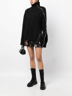 Pullover mit reißverschluss Monse schwarz