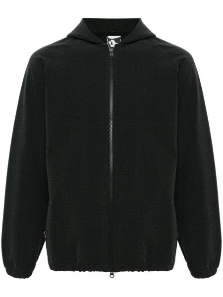 Mikina s kapucí na zip Gr10k černá