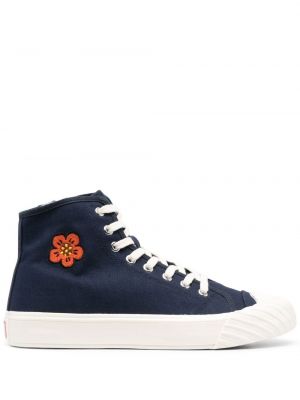 Sneakersy w kwiatki Kenzo niebieskie