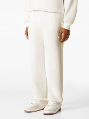 Спортни панталони Bershka бяло
