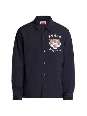 Тигровая куртка Kenzo черная