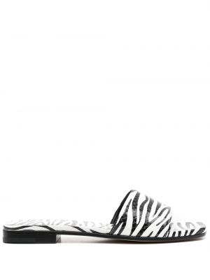 Sandale cu imagine cu model zebră Paris Texas