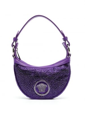 Nakupovalna torba Versace vijolična