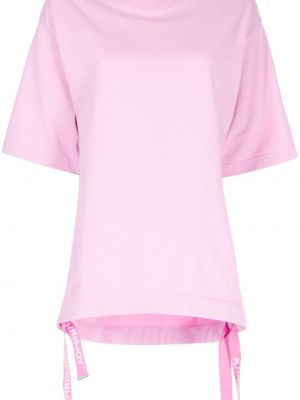 T-shirt con stampa Khrisjoy rosa