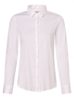 Bluzka bawełniana w jednolitym kolorze Mos Mosh biała