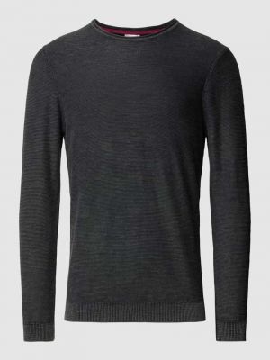 Dzianinowy sweter No Excess czarny