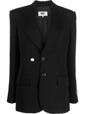 Lang blazer Mm6 Maison Margiela svart