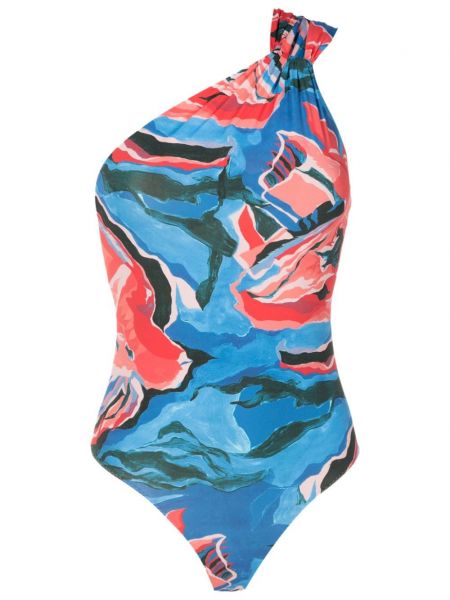 Raštuotas maudymosi kostiumėlis Clube Bossa mėlyna