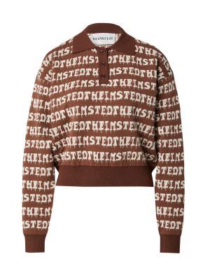 Пуловер Helmstedt кафяво