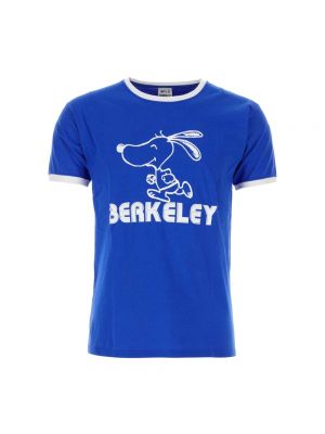 Koszulka bawełniana Wild Donkey niebieska