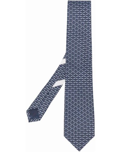 Corbata Salvatore Ferragamo azul