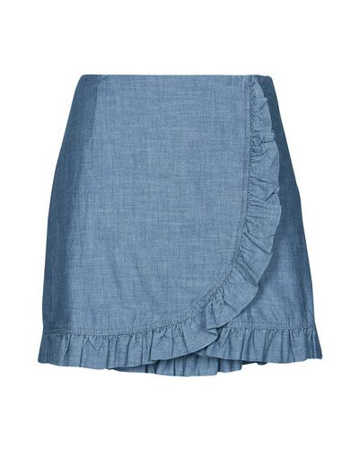 Mini spódniczka Vero Moda niebieska