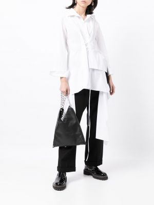 Asymmetrische hemd Yohji Yamamoto weiß