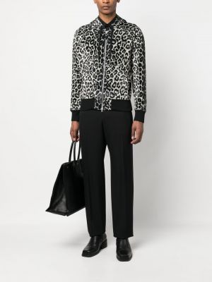 Jacke mit print mit leopardenmuster Tom Ford