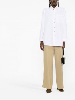 Marškiniai su kišenėmis Jil Sander balta