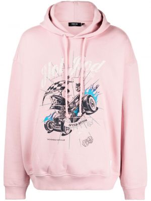 Hoodie con stampa Five Cm rosa