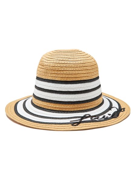 Kepurė su snapeliu Liu Jo Beachwear smėlinė