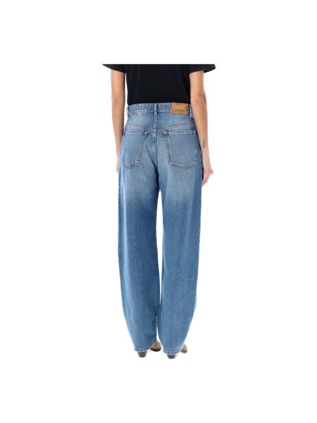 Jeans a vita alta baggy Isabel Marant Etoile blu