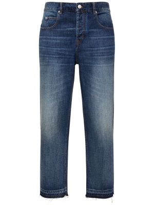 Jeans en coton Marant bleu