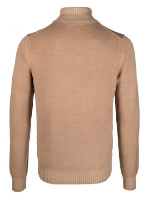 Sweter wełniany Fileria brązowy