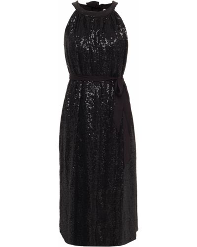 Černé šifonové šaty ke kolenům Velvet By Graham & Spencer