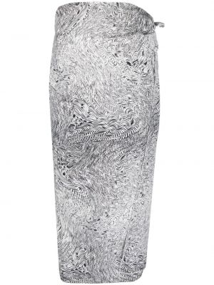Midi sukně s abstraktním vzorem Federica Tosi