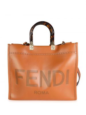 Borsa shopper Fendi Pre-owned marrone