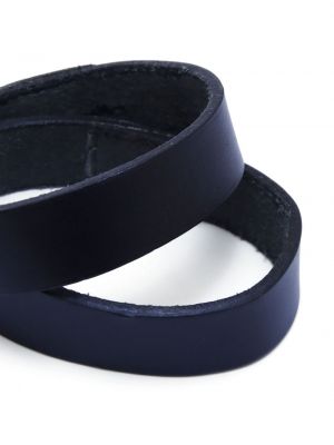Bracelet en cuir Hermès noir