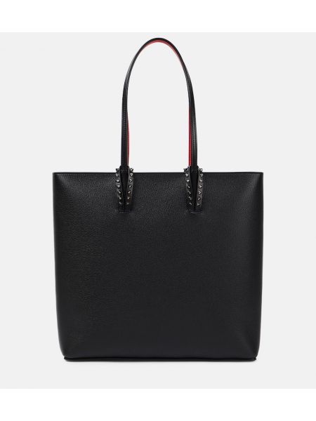 Shopper en cuir Christian Louboutin noir