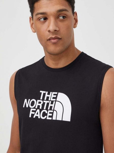 Koszulka bawełniana The North Face czarna