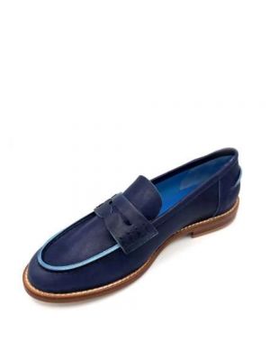 Loafers Lemaré niebieskie