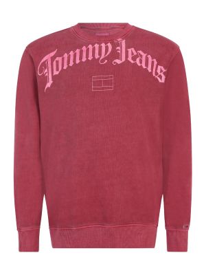 Μπλούζα Tommy Jeans Plus κόκκινο
