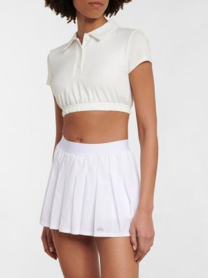 Mini sukně Alo Yoga bílé