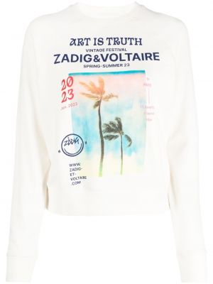 Sweatshirt mit print Zadig&voltaire beige