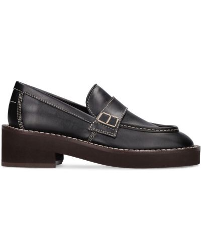 Pantofi loafer din piele Mm6 Maison Margiela negru