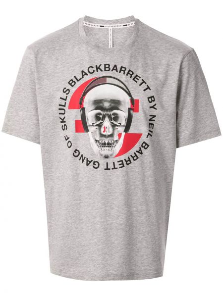 Camiseta con estampado Blackbarrett gris