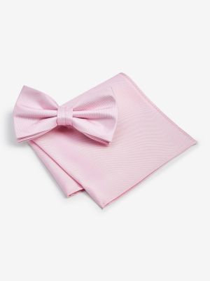 Шелковый галстук Next розовый