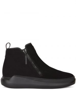 Členkové topánky na zips Giuseppe Zanotti čierna
