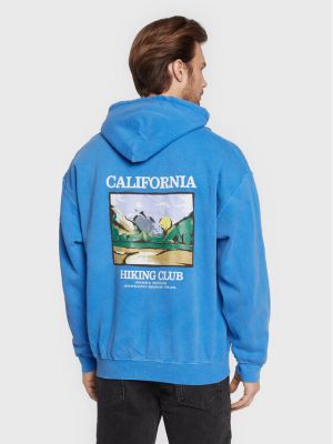 Laza szabású pulóver Bdg Urban Outfitters kék