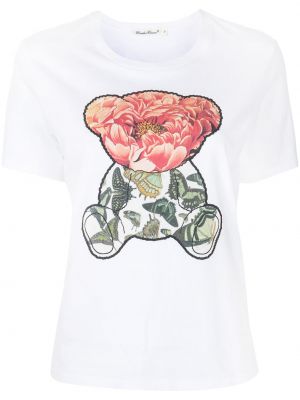 Camiseta de flores con estampado Undercover