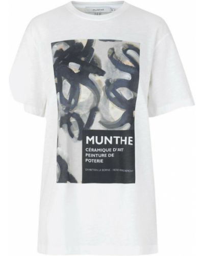 T-shirt Munthe, biały