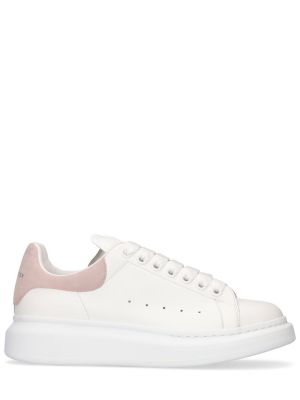 Læder sneakers Alexander Mcqueen hvid