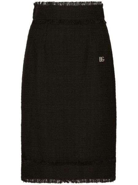 Tweed pencil skirt Dolce & Gabbana sort