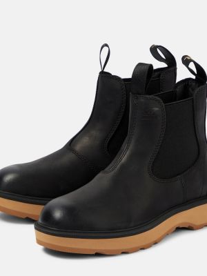 Iš natūralios odos chelsea stiliaus batai Sorel juoda