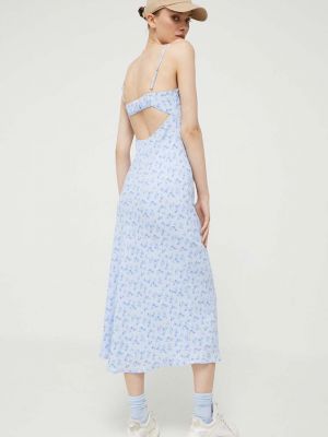 Dlouhé šaty Hollister Co. modré