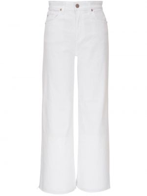 Straight leg jeans con tasche Ag Jeans bianco