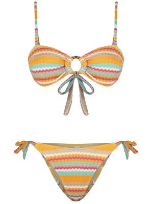 Bikini cu imprimeu geometric Trendyol